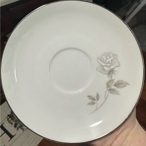 Noritake Single Rose Saucer